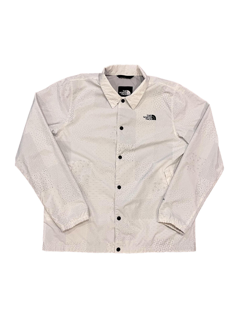 The North Face Men’s Snap Front Coaches Coach Jacket Windwall White Size L